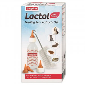 BEAPHAR LACTOL SET barošanas komplekts kucēniem, kaķēniem